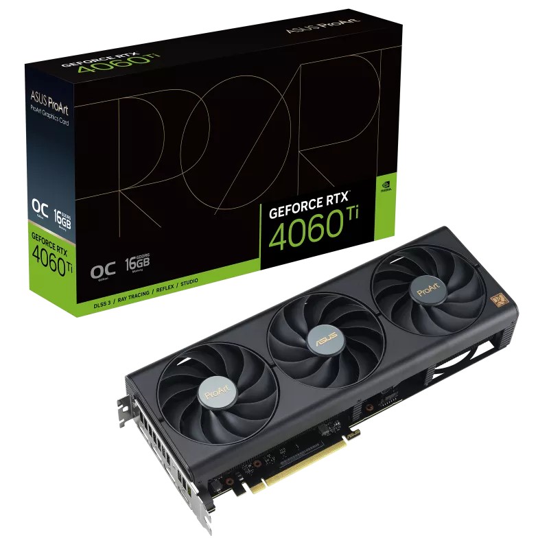 Asus Graphic Card:Proart 4060 Ti 16Gb Oc