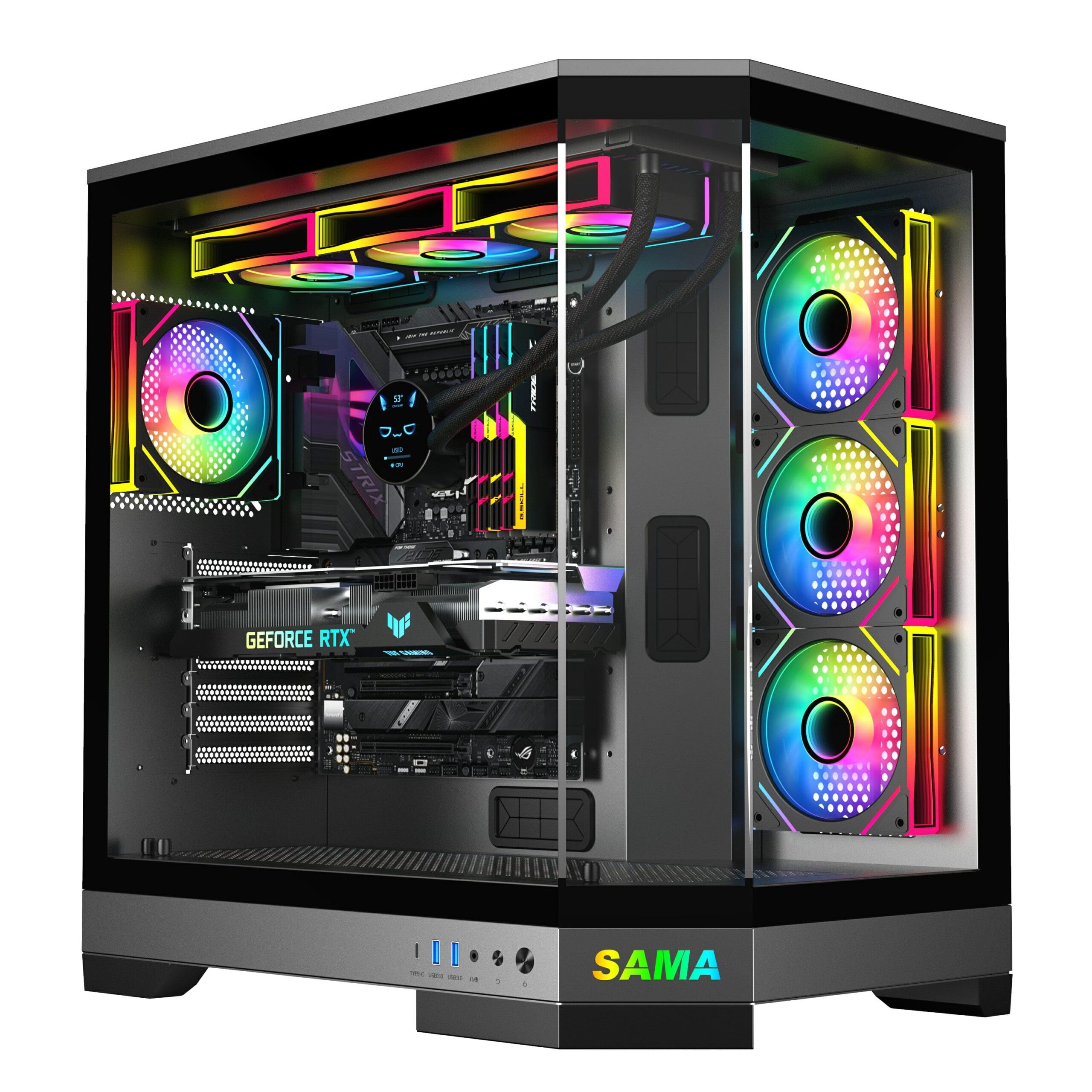Sama Neview Casing:3021 Atx Full Tower Blk