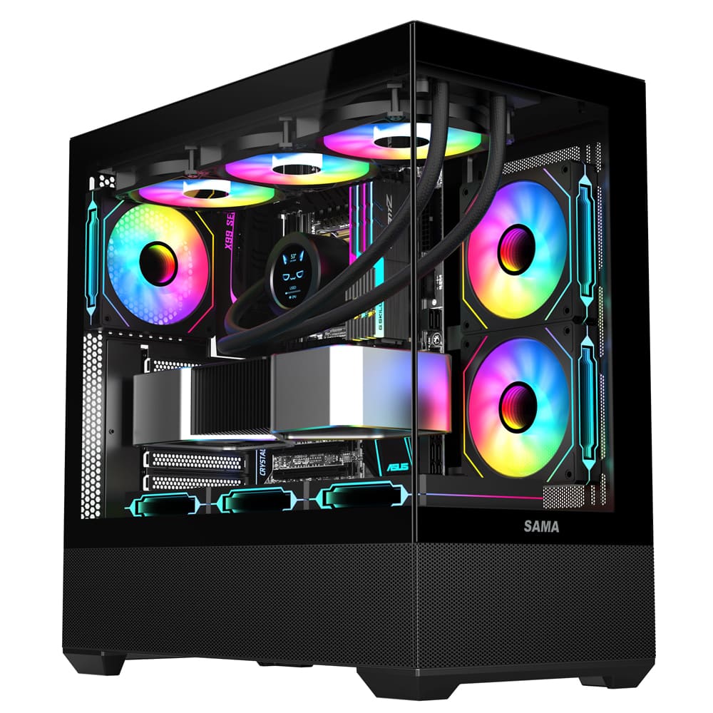 Sama Neview Casing:Sv02 Atx Mid Tower Blk