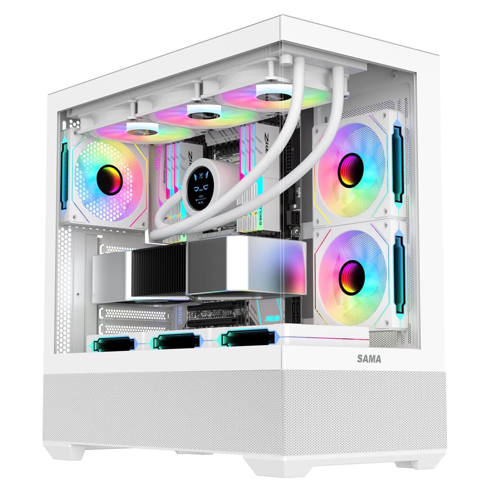 Sama Neview Casing:Sv02 Atx Mid Tower White
