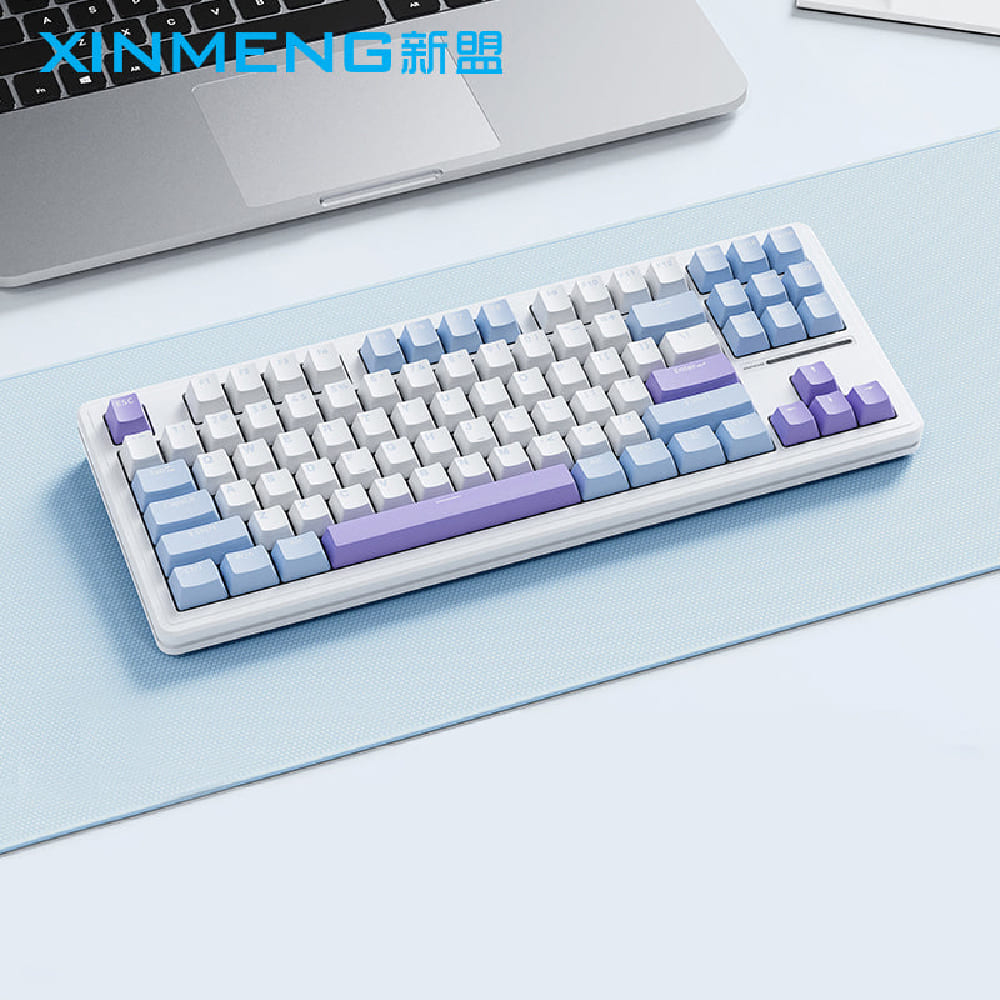 Sama Keyboard:M87 Pro V2 Wh-Blue/ Emerald Bl