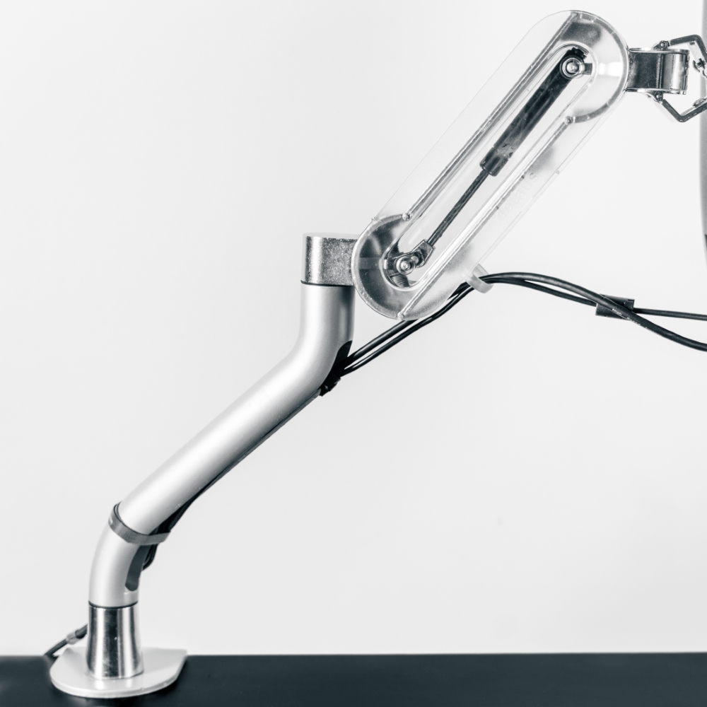 Used Monitor Arm:Gass Spiring Monitor Arm Used