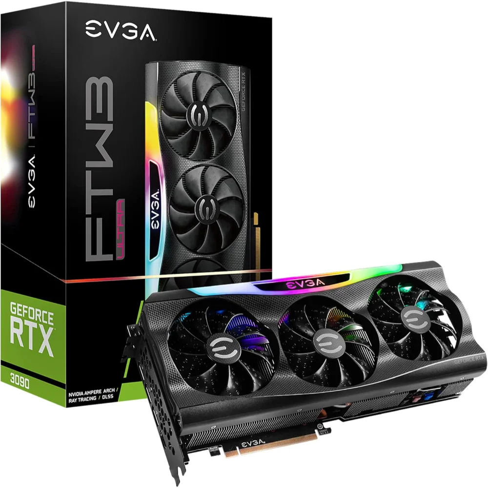 EVGA GeForce RTX 3090 24GB FTW3 Ultra Gaming Graphics Card (Open Box)