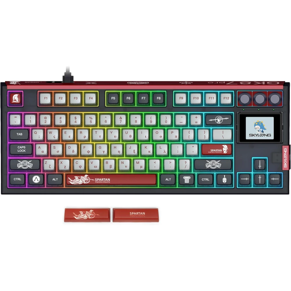 Skyloong Keyboard:Gk87 Pro Sparta /  Red Switches