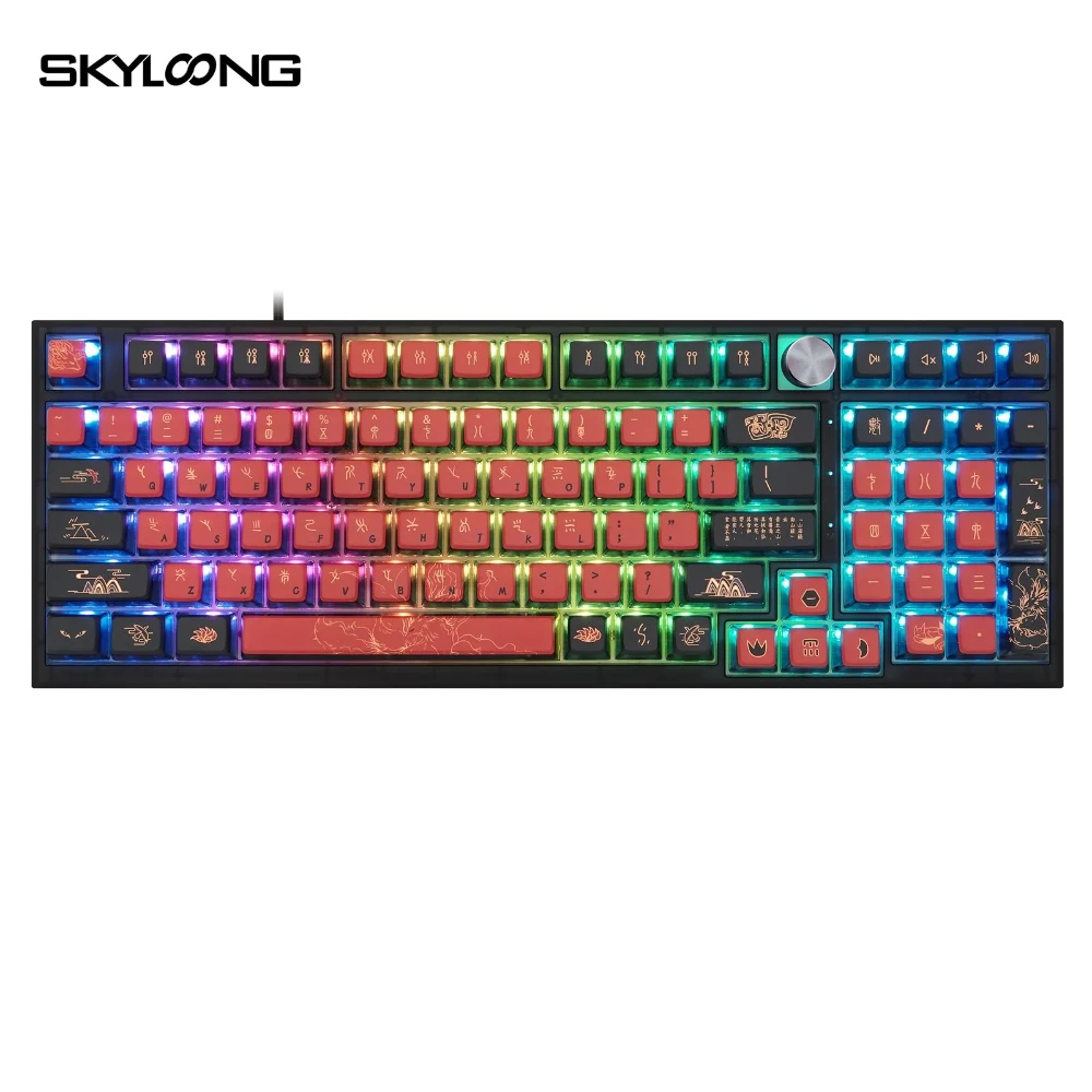 Skyloong Keyboard:Gk980 Optical Jiuwei - Red Swit