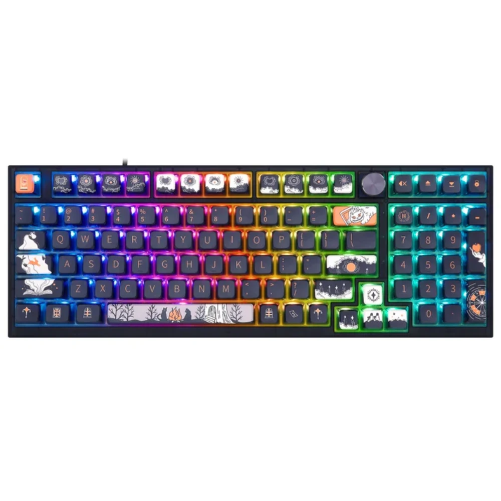 Skyloong Keyboard:Gk980 Optical Dark Tale /Red S