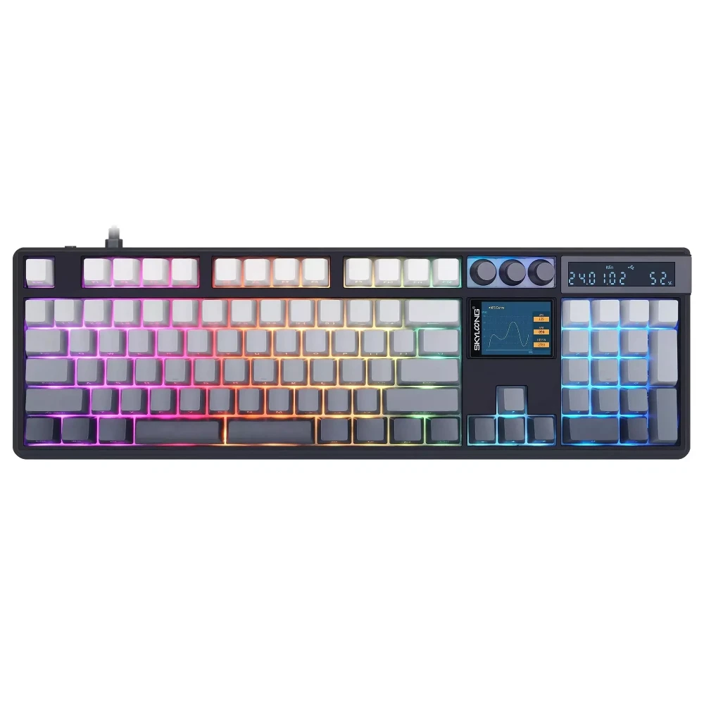 Skyloong Keyboard:Gk104 Pro Screen Twilight R/S