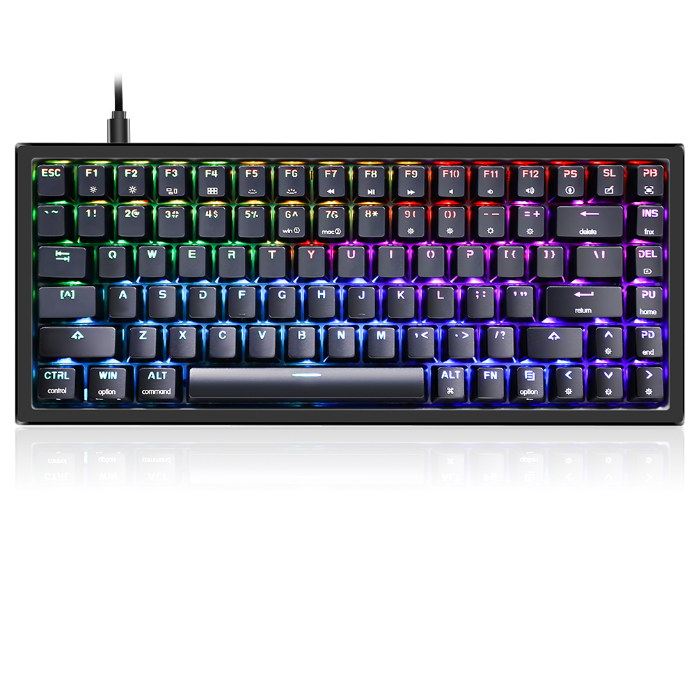 Skyloong Keyboard:Gk84 Black / Brown Switches