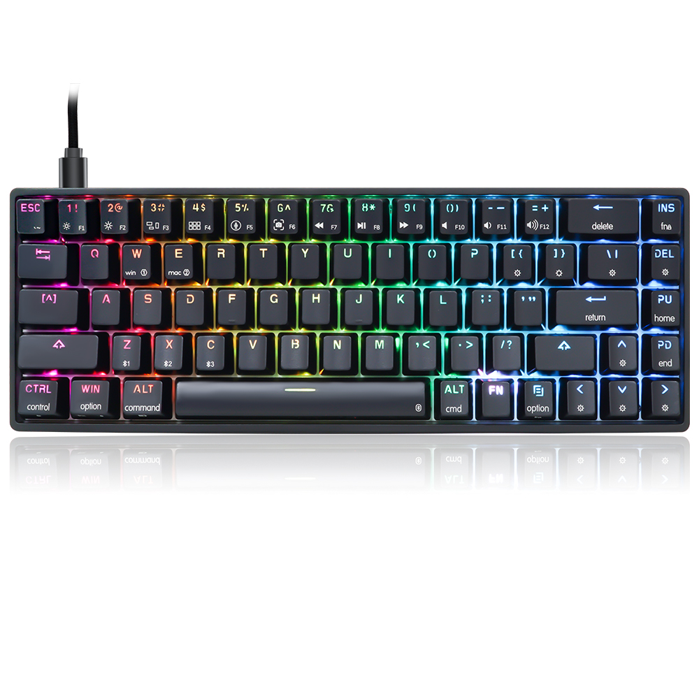Skyloong Keyboard:Gk68 Black / Yellow Switches