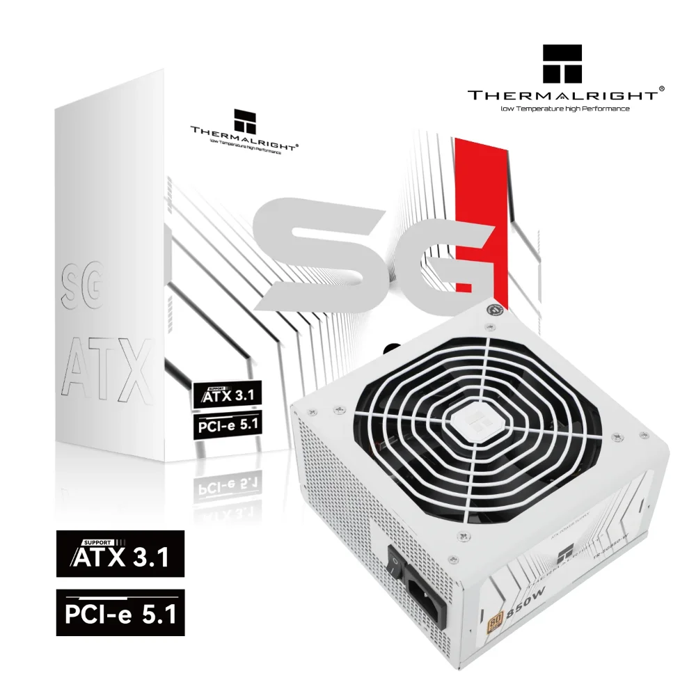 Thermalright SG-850-W 850W ATX 3.1 PCIe 5.1 80+ Gold Full Modular