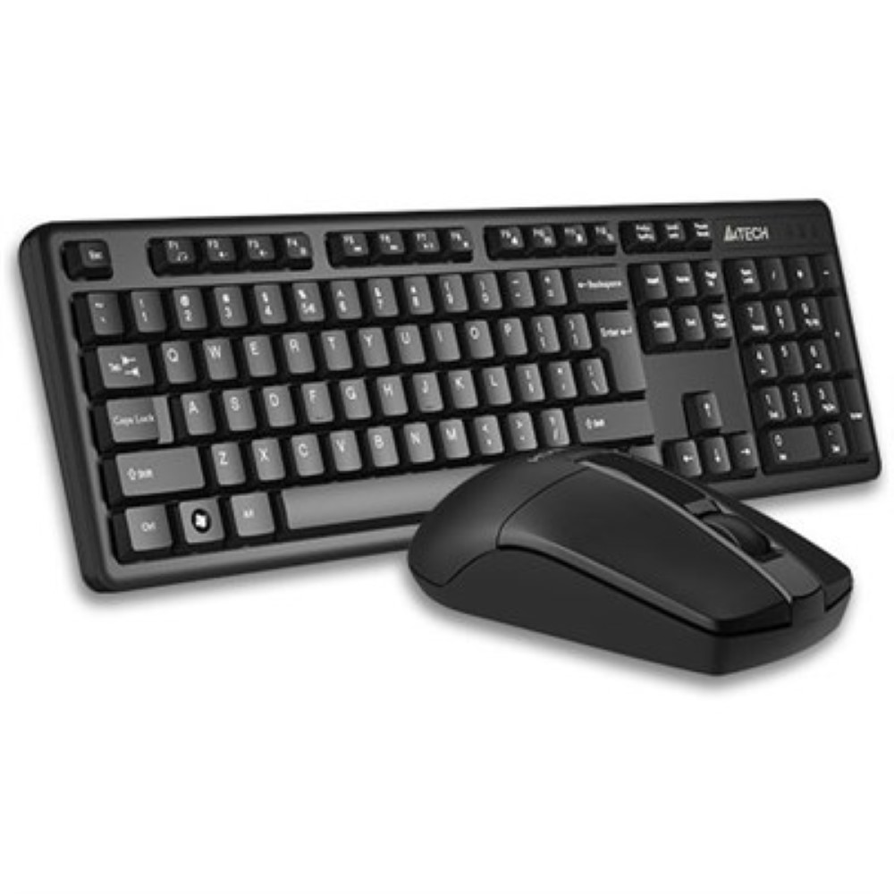 A4Tech 3330NS Wireless Desktop - Black - Keyboard &amp; Mouse