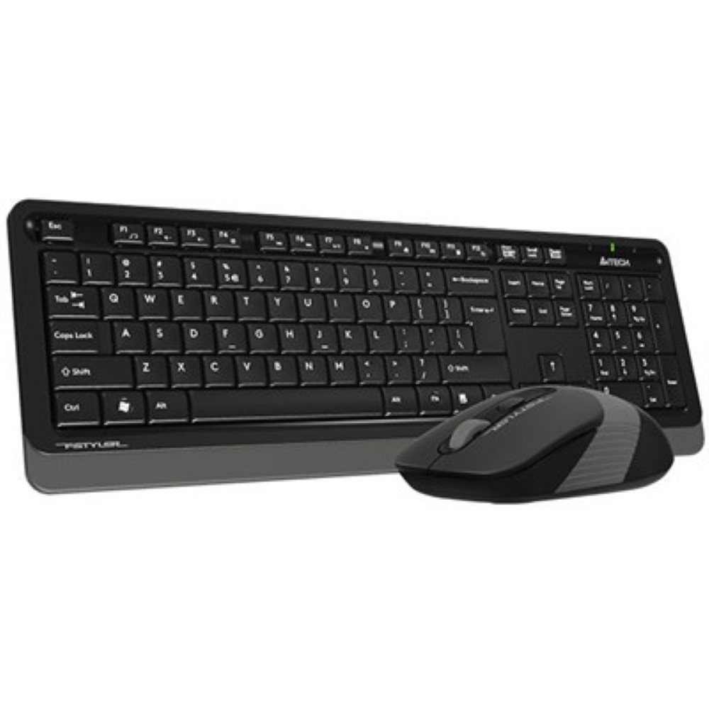 A4Tech Fstyler FG1010S 2.4G Power-Saving Wireless Desktop Set - Grey