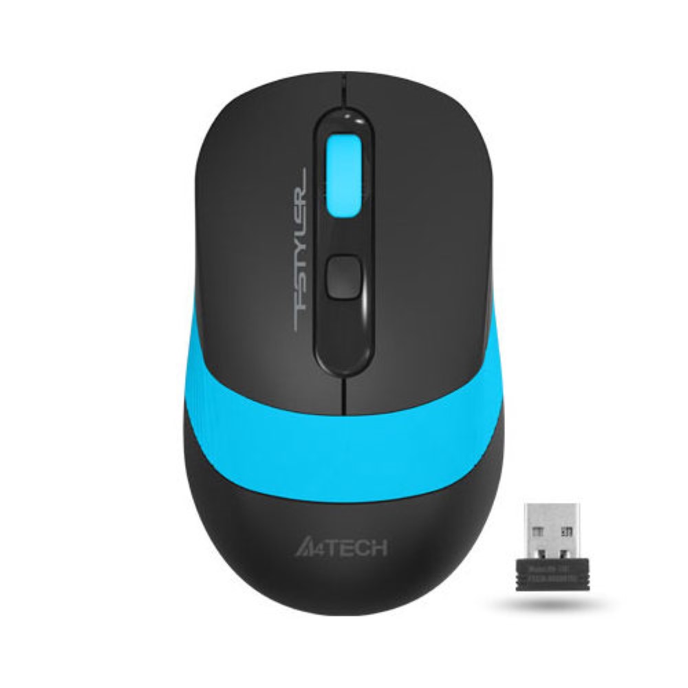 A4Tech Fstyler FG10S 2.4G Wireless Mouse - Blue