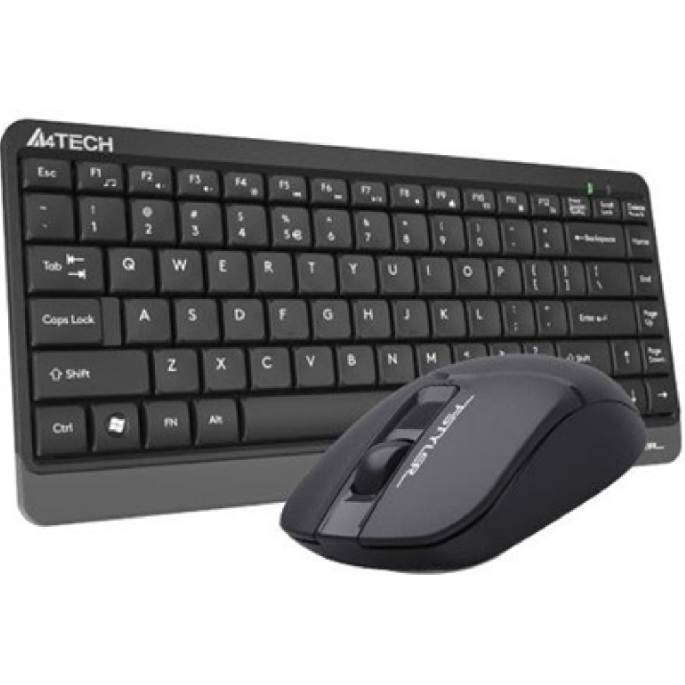 A4Tech Fstyler FG1112S 2.4G Power-Saving Compact Desktop Set | Black