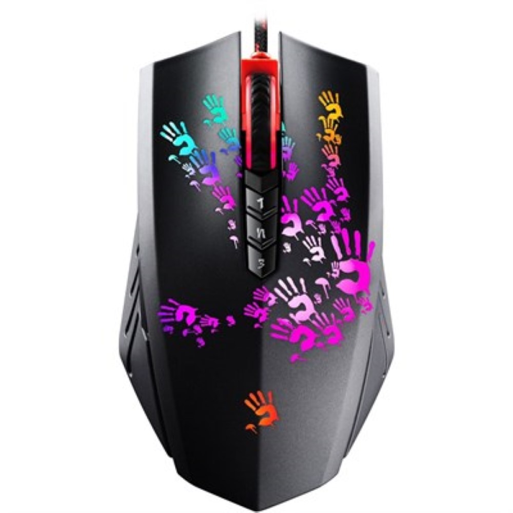 Bloody Mouse:A60 Light Strike Neon Gaming Mo