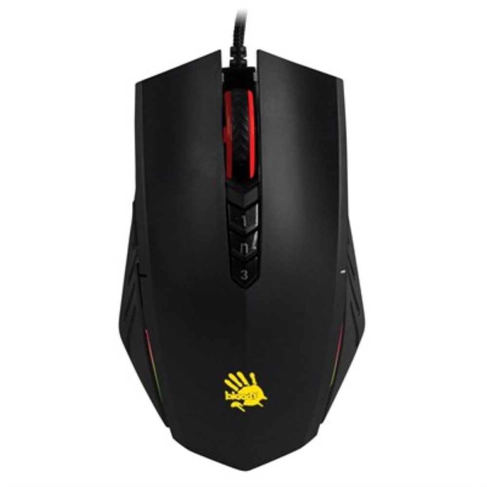 Bloody A70 Light Strike 4000 CPI Gaming Mouse Stone Black