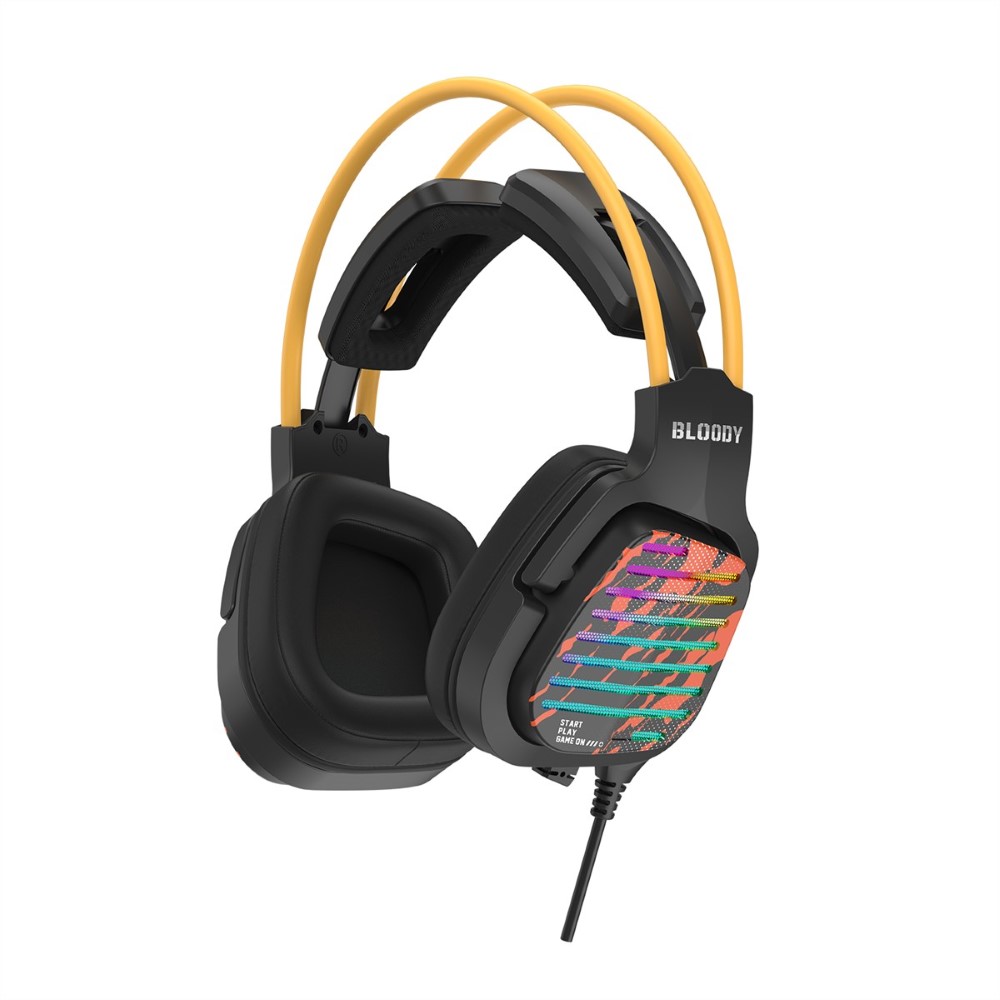 Bloody G565 Gaming Headset | 7.1 Virtual Surround Sound | Energy Black | RGB