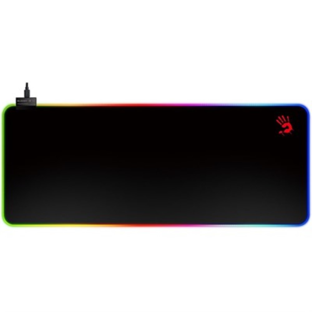 Bloody MP-75N Extended Roll-Up Fabric RGB Gaming Mouse Pad Black