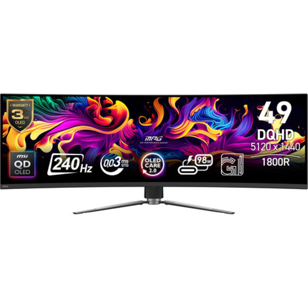 Msi Monitor 49Inch:Mpg 491Cqpx Qd-Oled