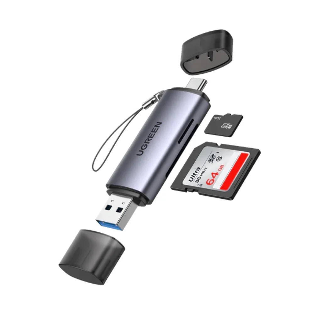 UGREEN 50706 2-in-1 USB-C OTG Card Reader