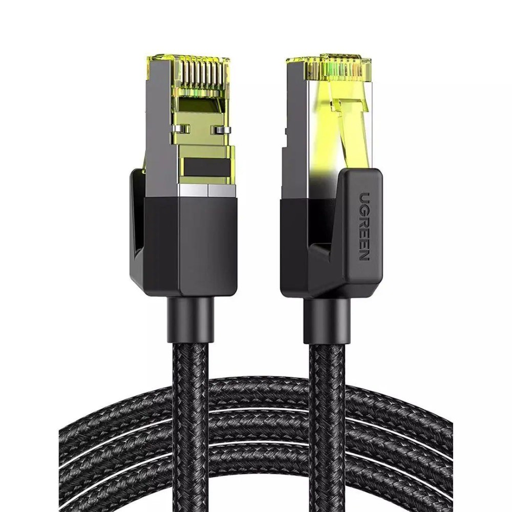UGREEN 80421 Cat 7 Round Ethernet Cable Shielded Braid – 1m