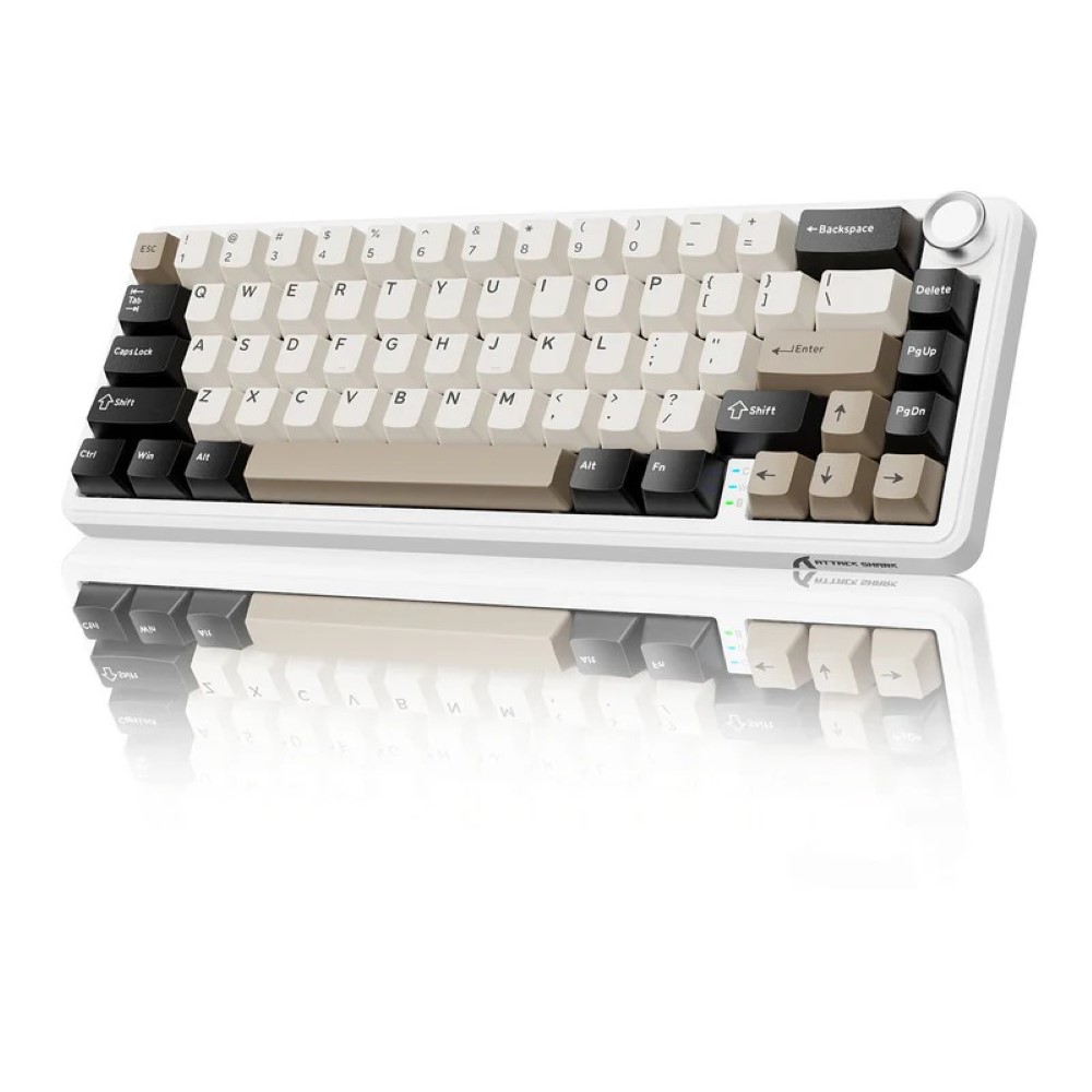 Attack Shark Keyboard:X66 Gasket Cheese White