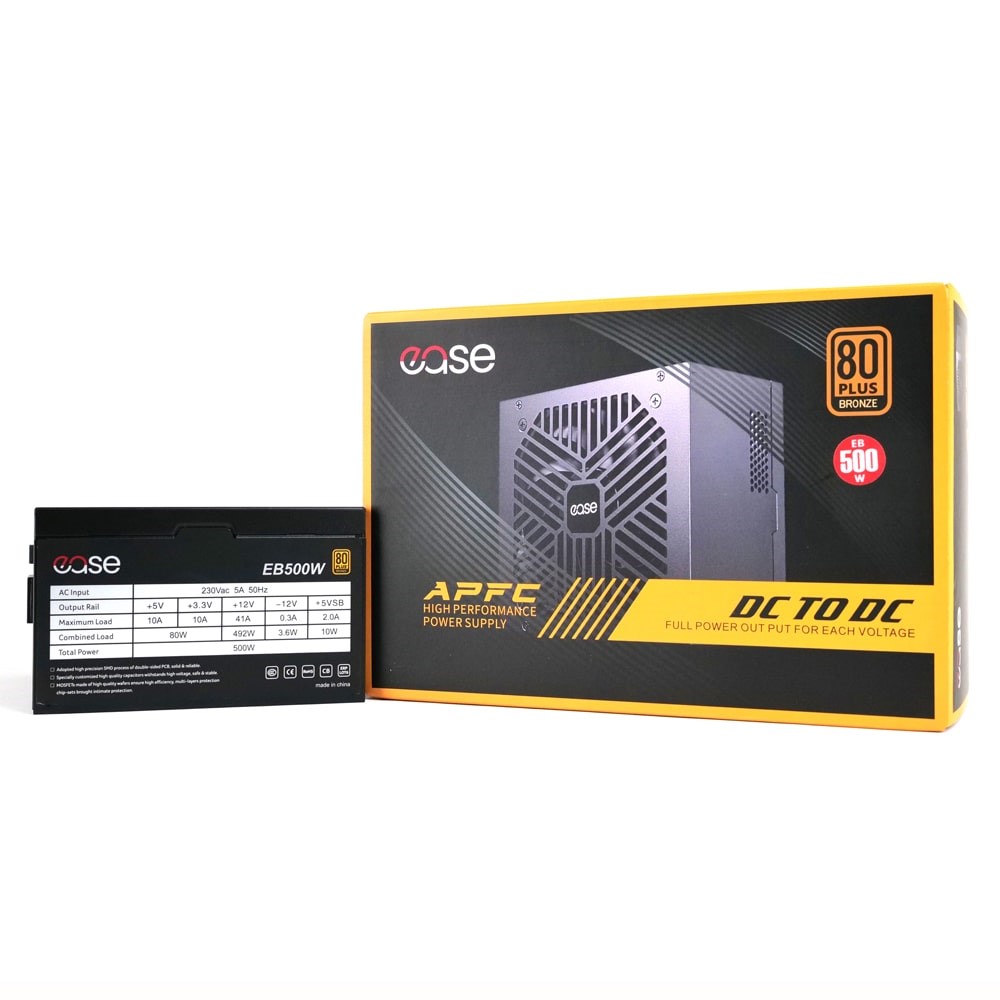 Ease Powersupply:Eb500 Watt 80 Plus Bronze