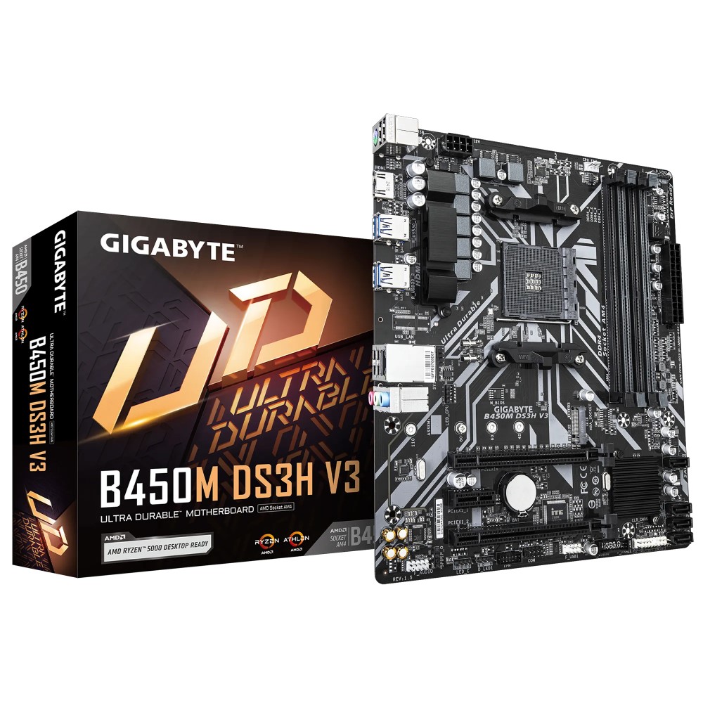 Gigabyte Motherboard:B450M Ds3H V3