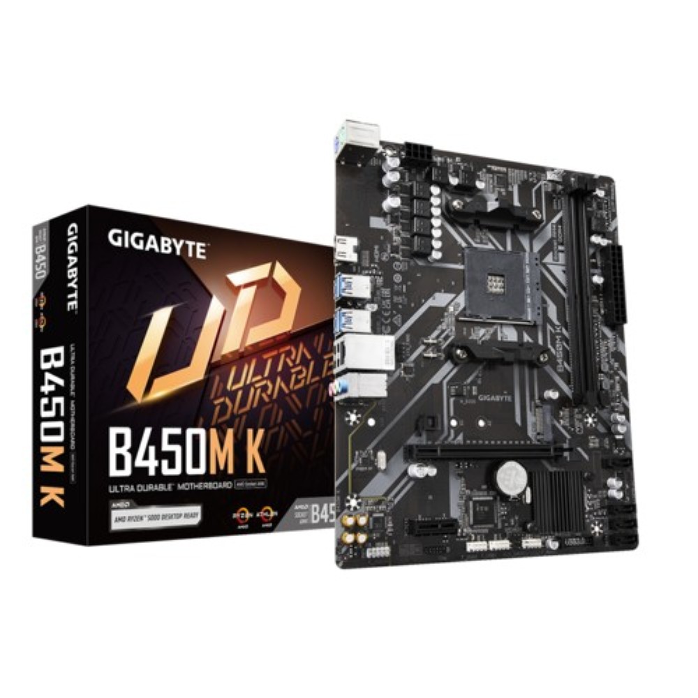Gigabyte Motherboard:B450M K Ddr4