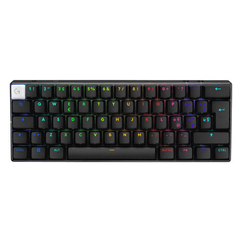 Logitech G Pro X 60 Lightspeed Wireless Gaming Keyboard Magenta (Black)