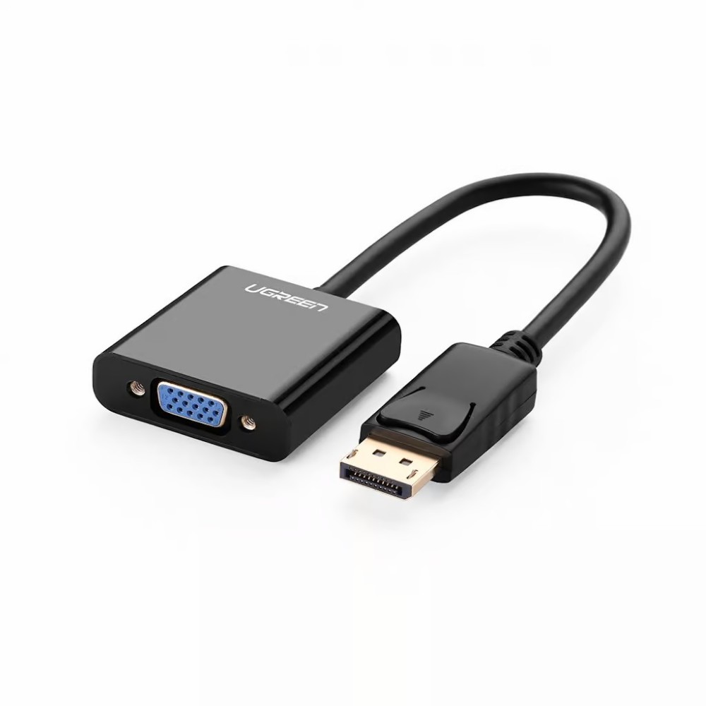 UGREEN 20415 DisplayPort Male to VGA Female Converter (Black)