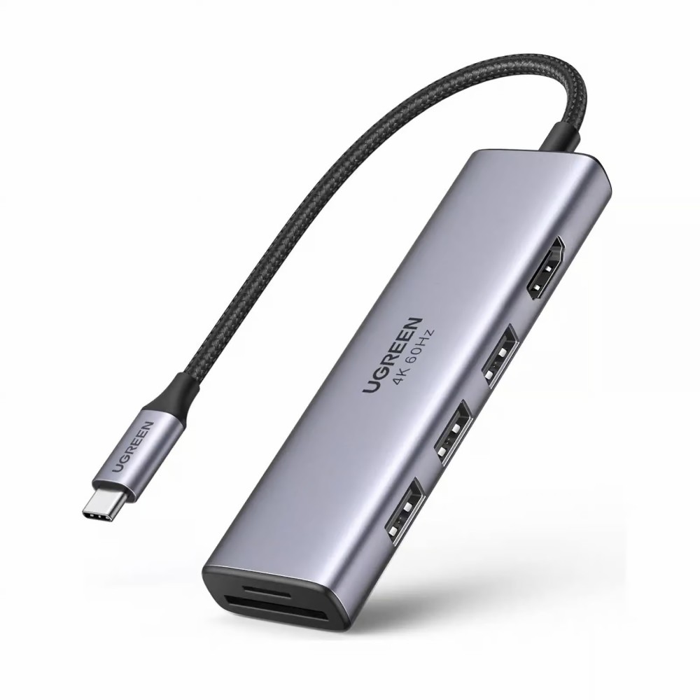 Ugreen Cables:60383 6-In-1 Usb-C To Hdmi Hub