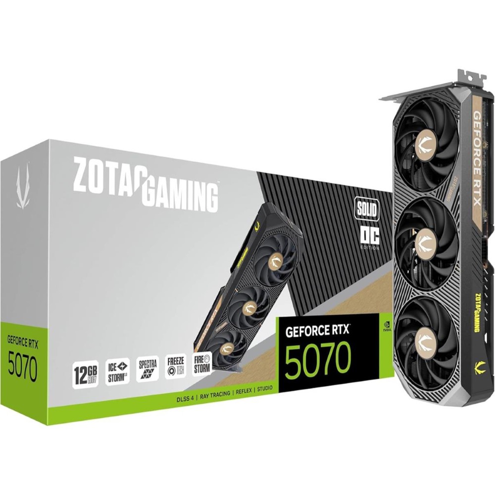 Zotac Graphic Card:5070 Solid Oc 12Gb