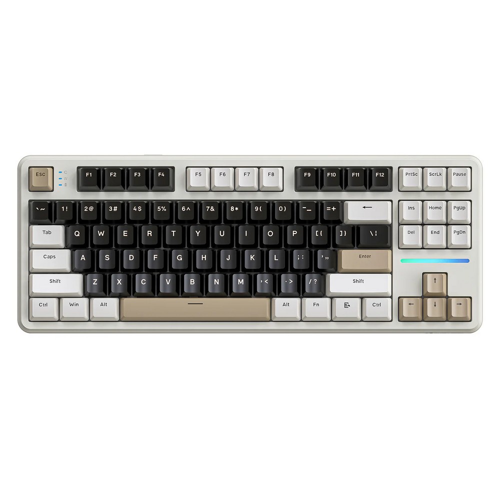 Attack Shark Keyboard:X87 Cheese White