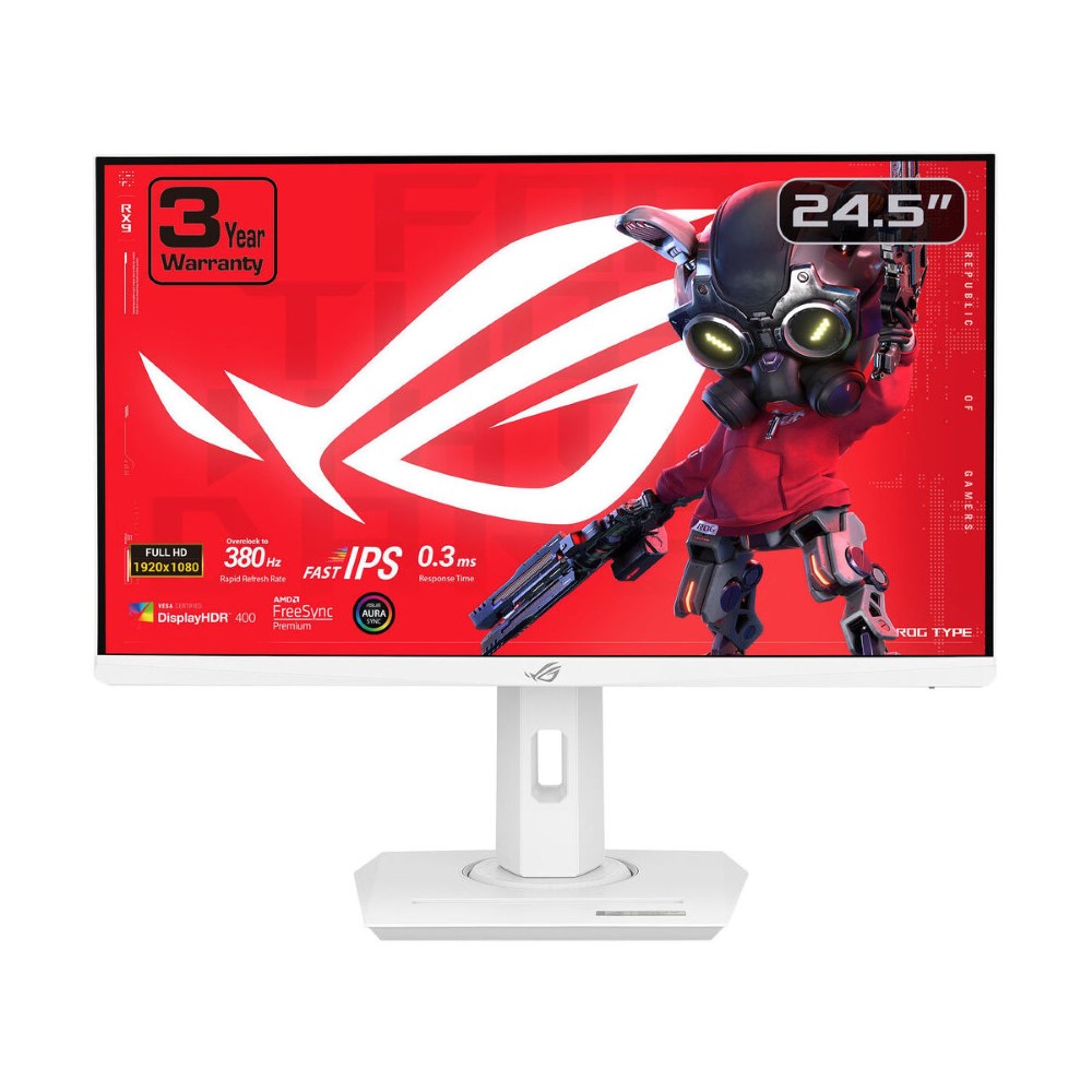 Asus Monitors:Xg259Qns White