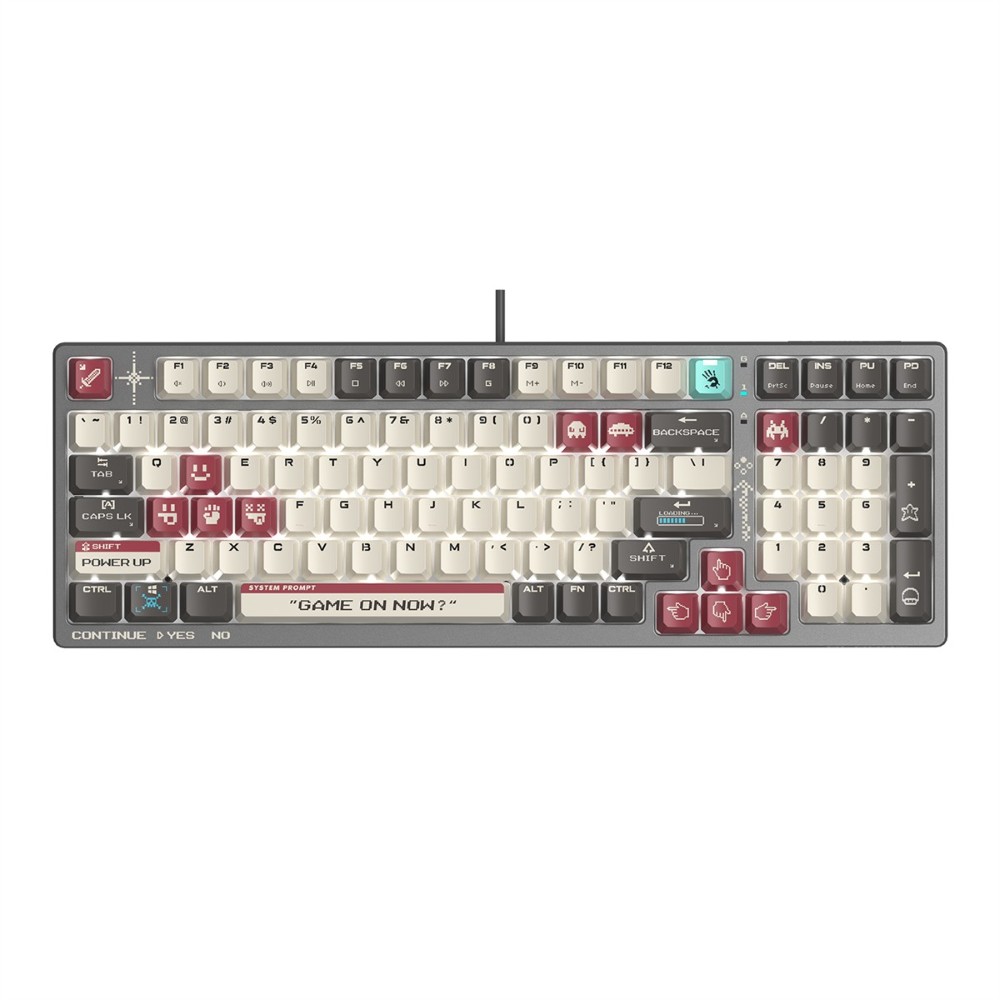 BLoody S98 RGB Mechanical Gaming Keyboard - Pixel Red