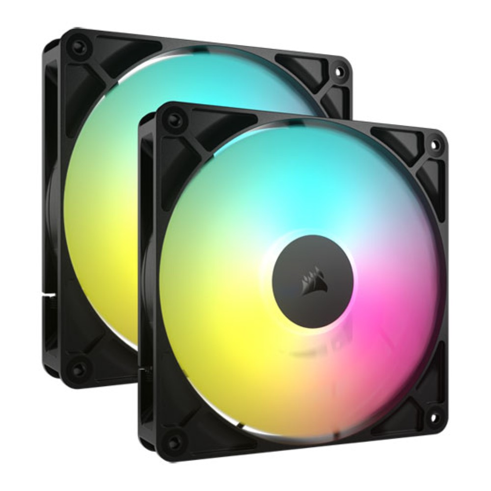 Corsair RS140 ARGB 140mm PWM Fans – Dual Pack