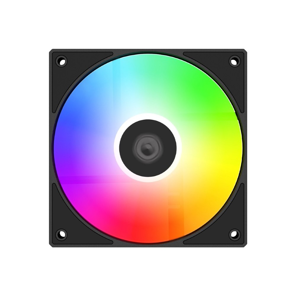 Id Cooling Fans:As-120-Argb-W Single Blk