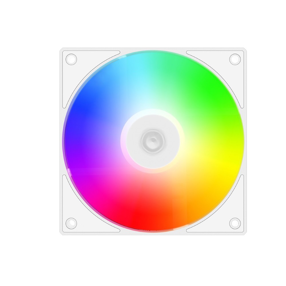 ID-Cooling AS-120-ARGB-W Single 120mm Case Fan White