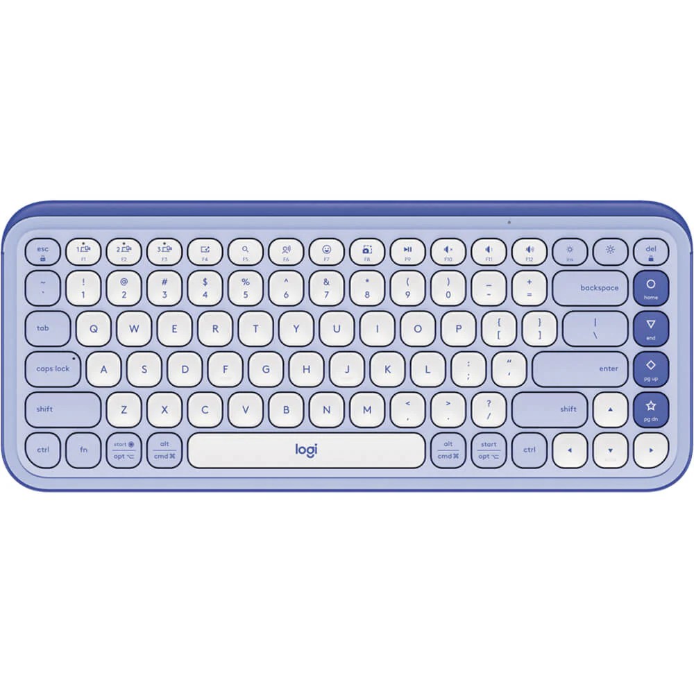 Logitech POP ICON KEYS Compact Wireless Keyboard Lilac – 920-013086