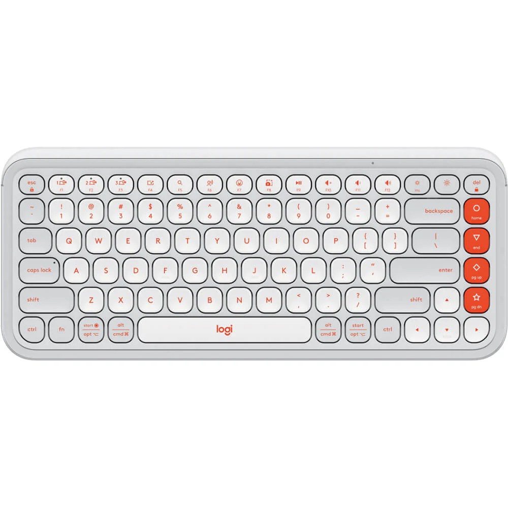 Logitech POP ICON KEYS Compact Wireless Keyboard White – 920-013084
