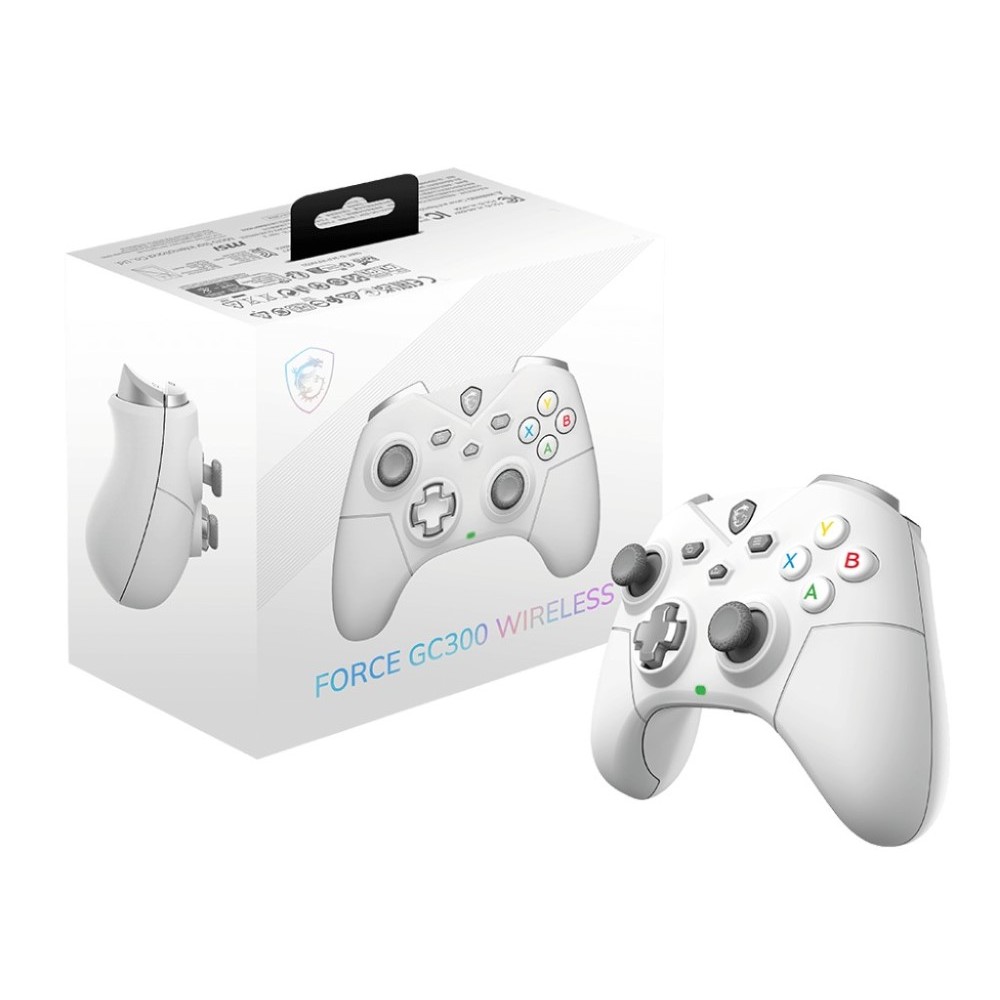 MSI Force GC300 Wireless Gaming Controller White