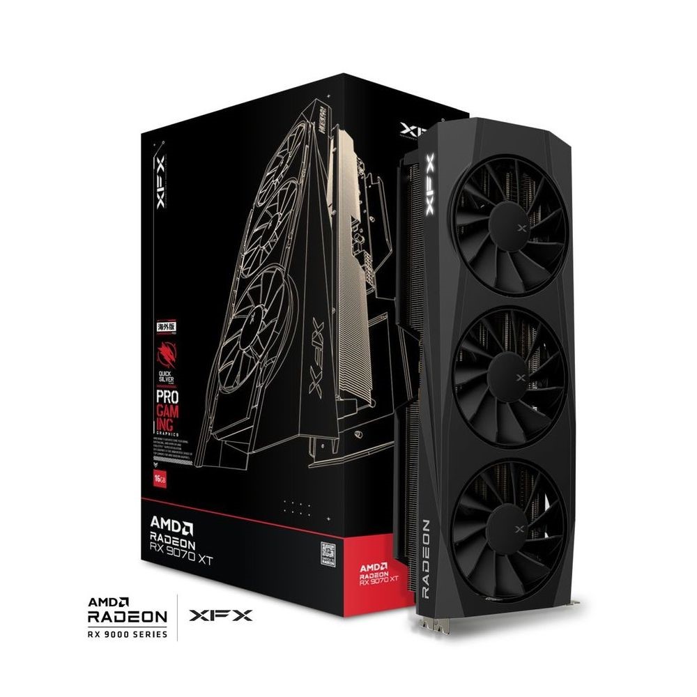 Xfx Graphic Cards:9070Xt Quick Silver Gaming