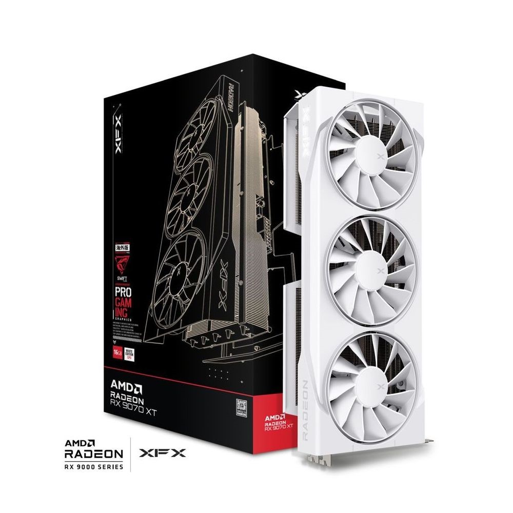 Xfx Graphic Cards:9070Xt Radeon White