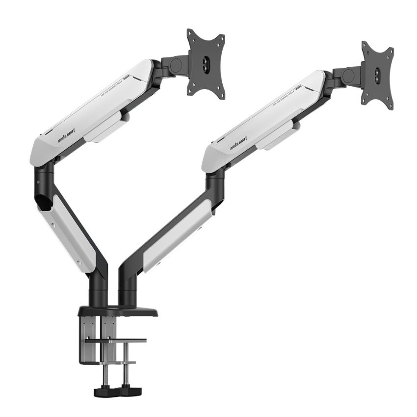 Anda Seat Stealth PRO II Duo A9-2S Ergonomic Monitor Arm Black White AD-W-A9-2S-BW