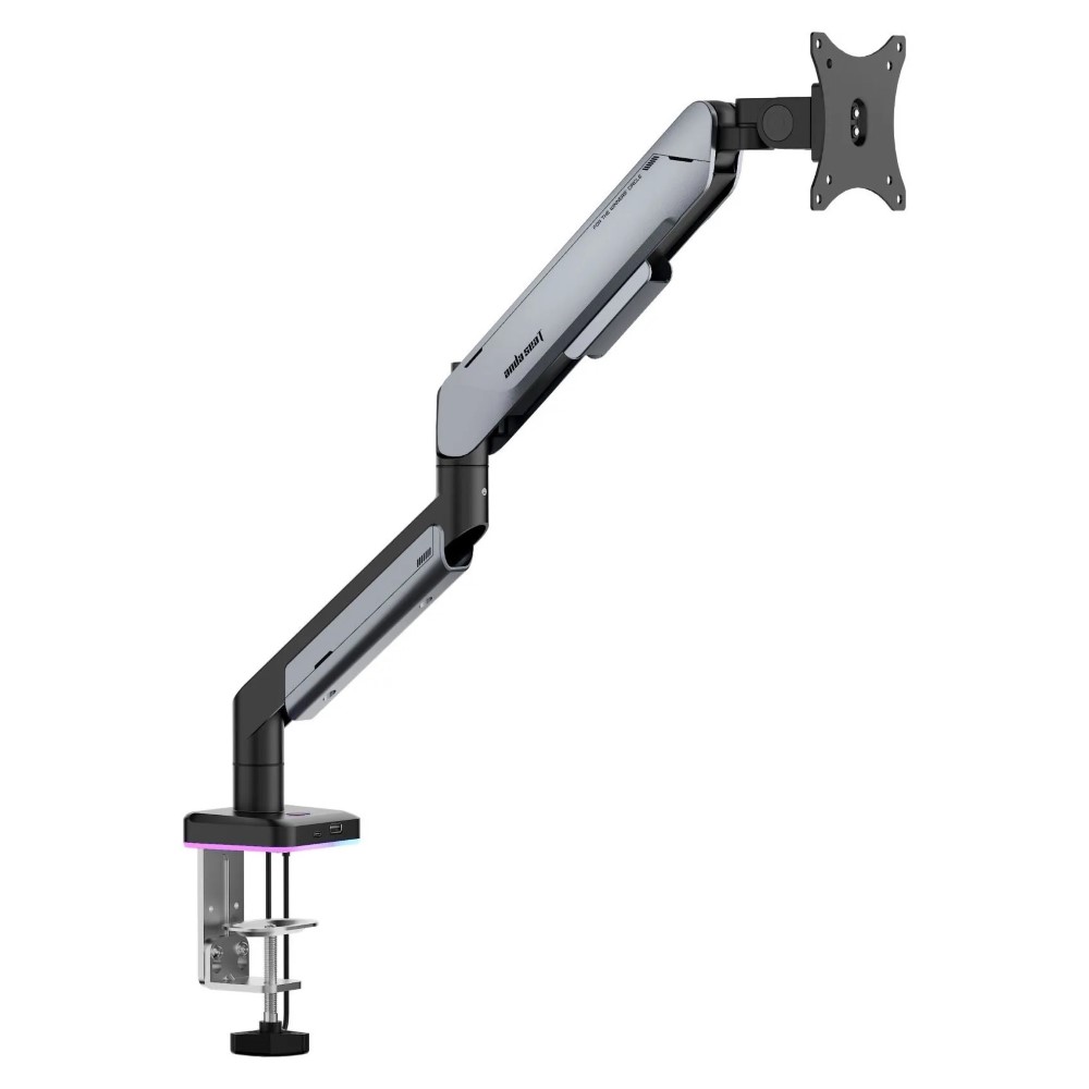 Anda Seat Monitor Arm:Stealth Pro II RGB AD-W-A9X-1S-BT Titanium