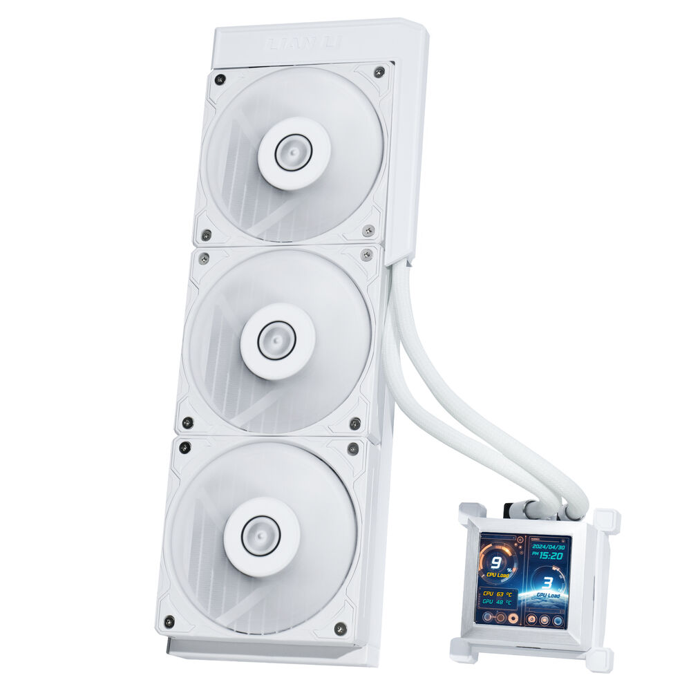 Lian Li Hydroshift 360 2.88” IPS LCD AIO Cooler White Non ARGB