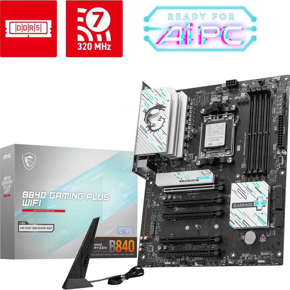 Msi Motherboard:B840 Gaming Plus Wifi