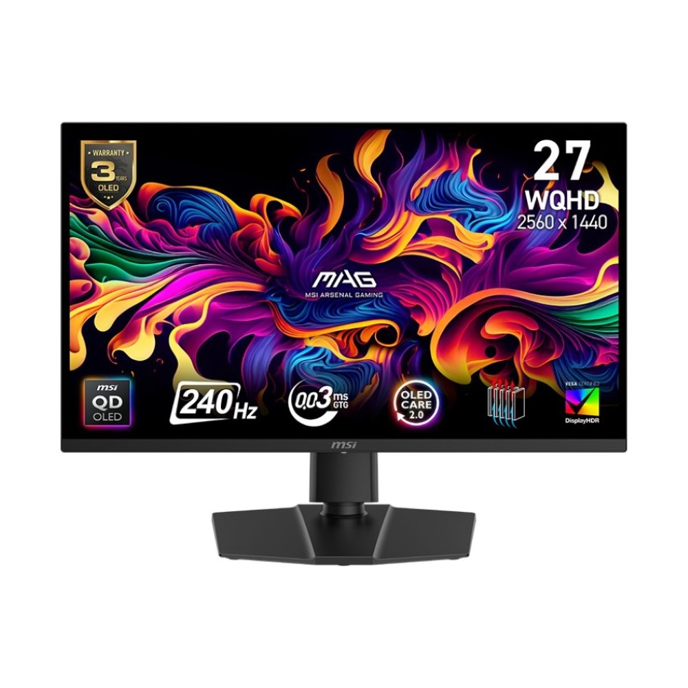 Msi Monitor 27Inch:Mag 271Qp Qd-Oled