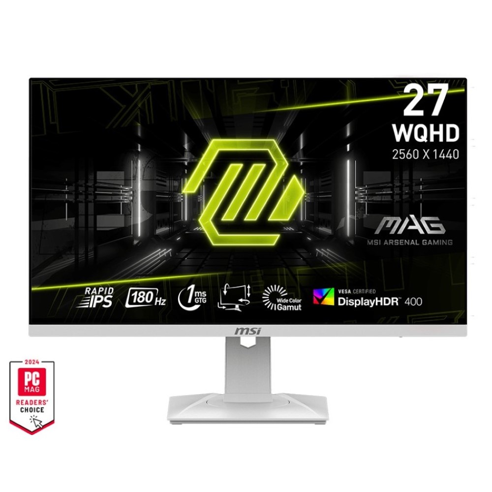MSI MONITOR : MAG 274QRFW QHD 180HZ IPS 27INCH 